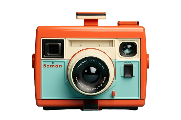 Retro-style camera